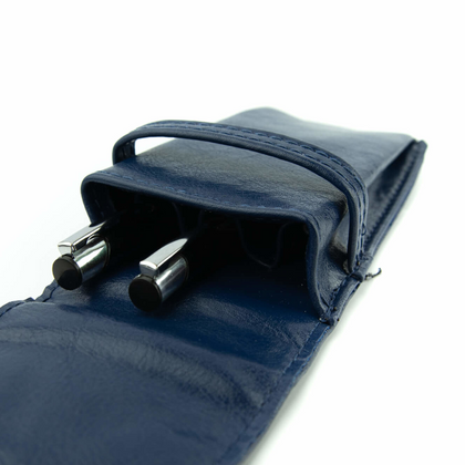 319 Etui 3-komorowe-niebieski KEMER