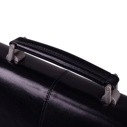 Teczka męska skórzana KEMER T5 Czarna - min. zamówienie 20 / 50 / 100 szt.