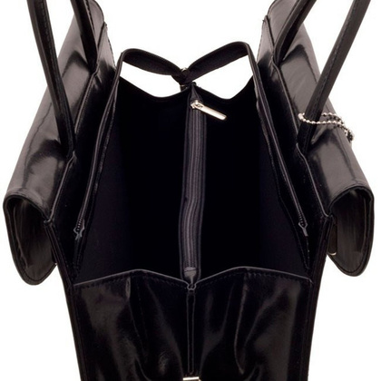 Teczka damska skórzana KEMER B 394/DW Czarna