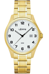 LAVVU Zegarek ze stali nierdzewnej GLIMT Gold