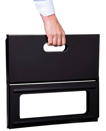 Składany grill SUMMER EVENING 2.0, czarny, srebrny