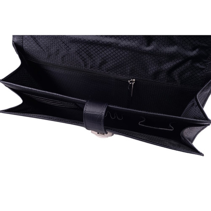 Teczka damska skórzana BELLUCCI T16 Czarna - min. zamówienie 20 / 50 / 100 szt.