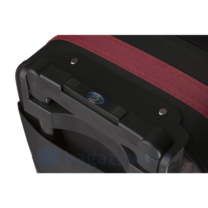 Bardzo mała walizka PELLUCCI RGL 652 WIZZ AIR Czarny/Czerwony