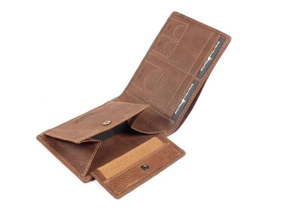 BH-391 TUCSON Portfel męski skórzany Brązowy