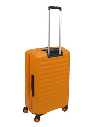 Walizka DIELLE 100 4k 66cm średnia żółta PP z poszerzeniem