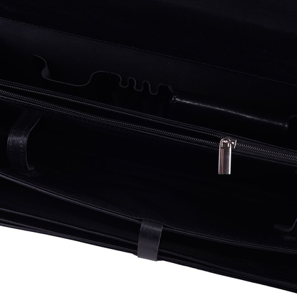 Teczka męska skórzana KEMER B 809/J Czarna