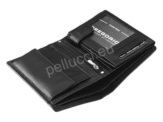Portfel meski skórzany PELLUCCI N992-VD Czarny