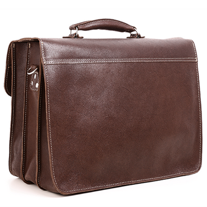 Big torba skórzana biznesowa KEMER VOOC TC8 brąz