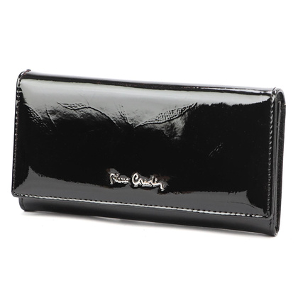 Duży skórzany portfel damski Pierre Cardin