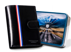 Duży portfel męski z zapięciem na zatrzask