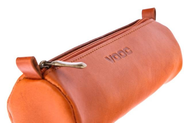 Duży okrągły piórnik Vintage P35 naturalny