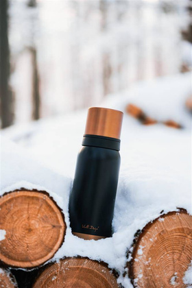 Termos turystyczny 1l FUORI czarny Rose Gold 28098