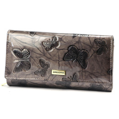 Portfel damski skórzany PELLUCCI BTS-122 popiel