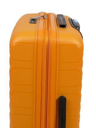 Walizka DIELLE 100 4k 76cm duża żółta PP z poszerzeniem