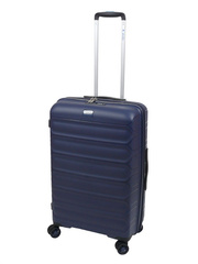 Walizka DIELLE 100 4k 66cm średnia granatowa PP z poszerzeniem