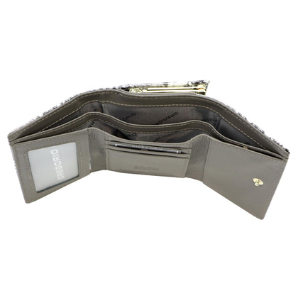 Portfel damski skórzany PELLUCCI SNR-117 Popiel