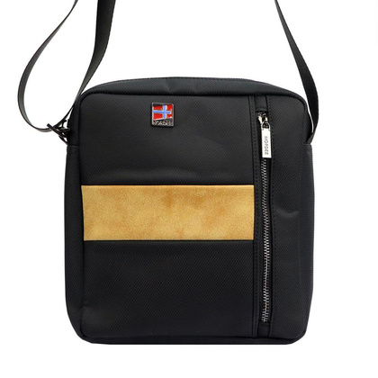 Saszetka Męska Nordee S112 czarny + niebieski