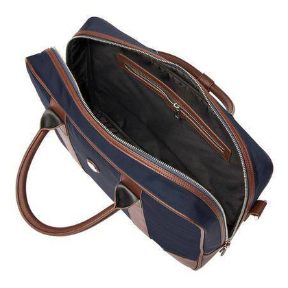 Teczka na dokumenty Button Navy & Brown