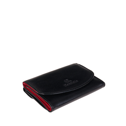 Czarny portfel skórzany Canaletto – elegancja, funkcjonalność i ochrona RFID PD1201cs1638