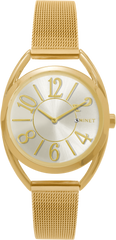 MINET Złoty damski zegarek GOLD MESH