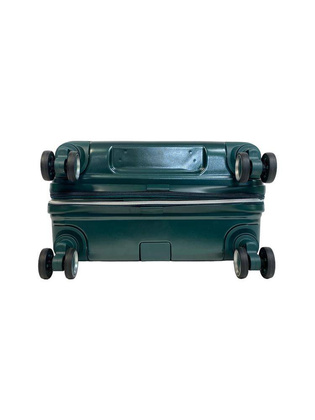 LYS Paris Porto Mała twarda zielona walizka kabinowa na kółkach 55 cm