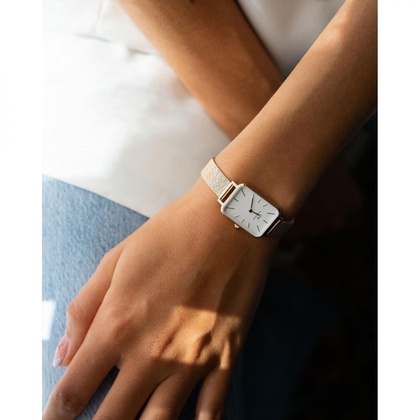 ZEGAREK DAMSKI DANIEL WELLINGTON Quadro Pressed Evergold 20mm DW00100556 + BOX (zw520a)