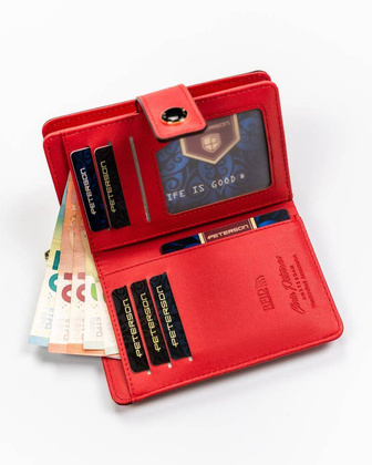 Portfel damski eko PTN 002-SAF Red