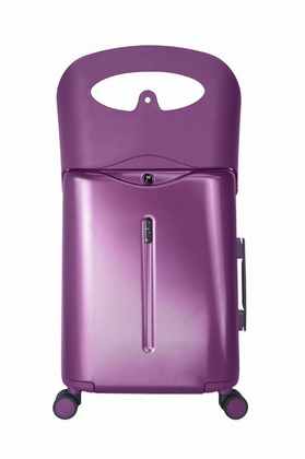 Walizka podróżna średnia z siedziskiem dla dziecka Purple MiaMily