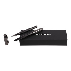 Zestaw upominkowy HUGO BOSS długopis i pióro wieczne - HSV3062A + HSV3064A