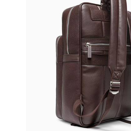 Plecak z miejscem na laptop 17" PUCCINI FASHION PM9035 2 Brązowy