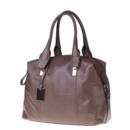 Torebka damska skórzana KEMER 118 Brązowa - min. zamówienie 20 / 50 / 100 szt.