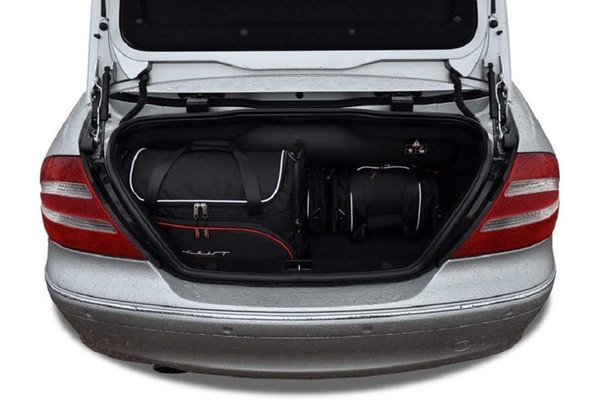 MERCEDES-BENZ CLK CABRIO 2002-2010 TORBY DO BAGAŻNIKA 4 SZT KJUST