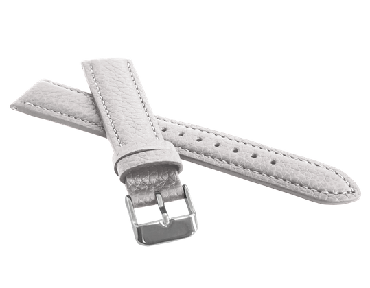 LAVVU Biały wyściełany pasek BISON z luksusowej skóry Top Grain - 14