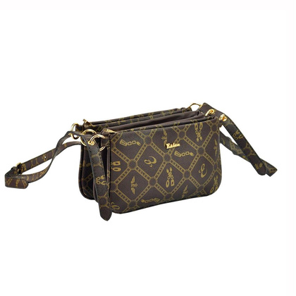 Torebka damska z eko-skóry Eslee ES8952 coffee