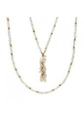 Naszyjnik ślubny Kamień księżycowy 925