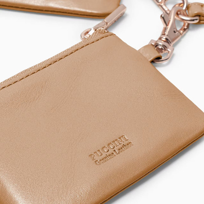 Brelok z saszetkami skórzanymi PUCCINI VULCANO ZN92512 2A Brązowy