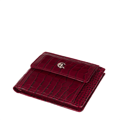 Mały portfel skórzany Canaletto z wzorem krokodylej skóry PD1055cs162 RFID