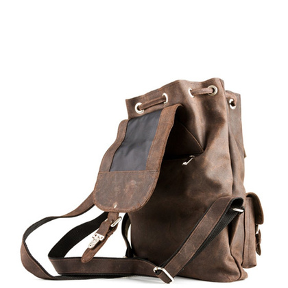 Plecak ze skóry naturalnej KEMER VOOC RDW6 Brązowy