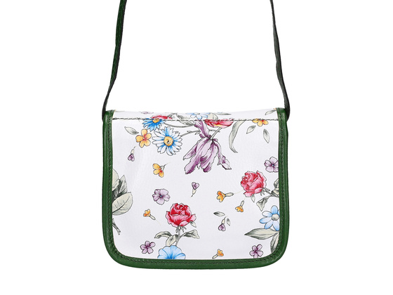 Torebka damska skórzana KEMER 112 FL Zielona