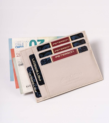 Skórzane etui na dokumenty i banknoty