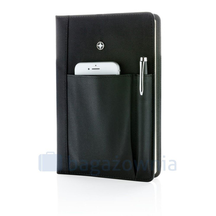 Notatnik A5 z okładką wielokrotnego użytku Czarny