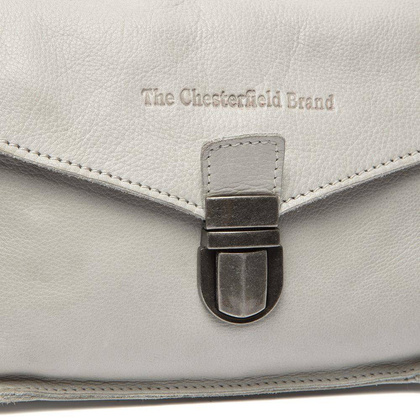 Torebka damska skórzana na ramię Jasno szara - min. zamówienie 20 / 50 / 100 szt.