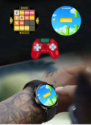 SMARTWATCH Rubicon RNCE81 - WYKONYWANIE POŁĄCZEŃ, PULSOKSYMETR (sr045c)