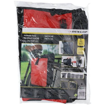 Torba rowerowa na bagażnik wodoszczelna sakwa Dunlop