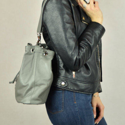 T-11 Torebka worek-light grey KEMER