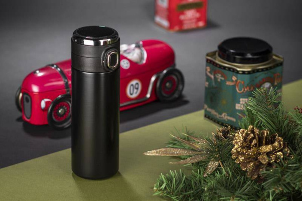 Kubek termiczny FOKS 420 ml 16016-02 Czarny