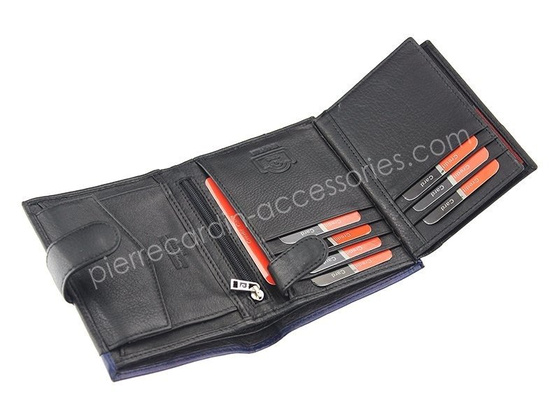 Portfel męski skórzany PIERRE CARDIN TILAK14 326A Czarny