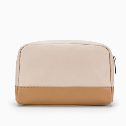 Kosmetyczka skórzana PUCCINI INFINITY COLLECTION QML005 6A Beżowa