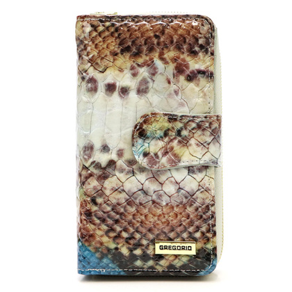 Portfel damski skórzany PELLUCCI VL-116 niebieski