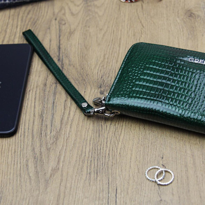 Portfel damski skórzany PELLUCCI GF119 Zielony